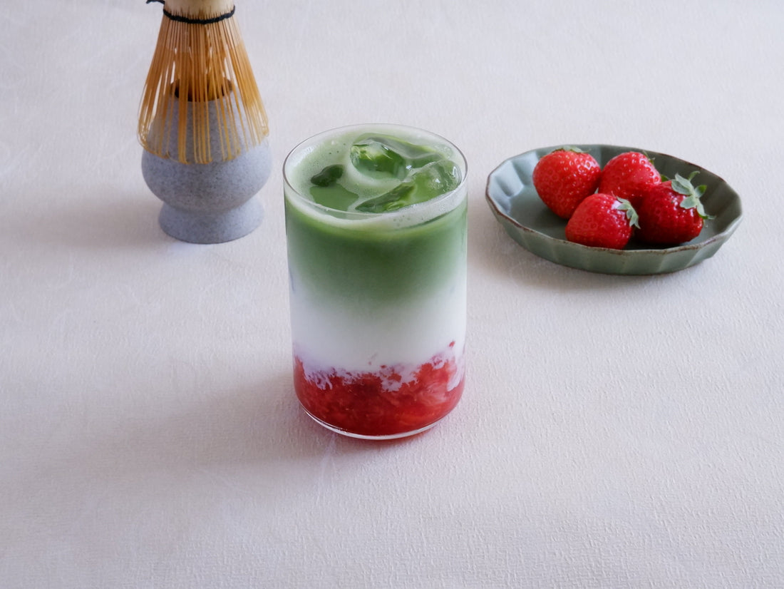 Strawberry Matcha Latte