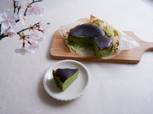 Matcha Basque Cheesecake